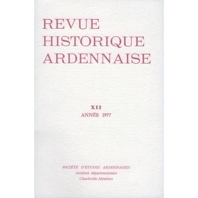 Revue Historique Ardennaise 1977 N° 12