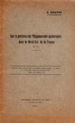 Sur la prsence de l'Hippopotame quaternaire dans le Nord est de la France, A. Bastin