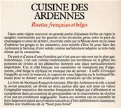 Cuisine des Ardennes / Monique Esquerré-Anciaux