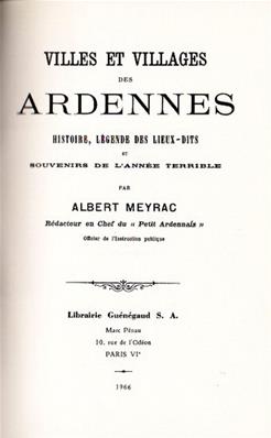 Villes et villages des Ardennes, Albert Meyrac