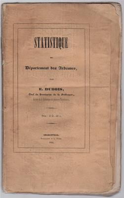 Statistique du département des Ardennes 1842