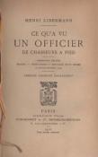 Ce qu'a vu un officier de chasseurs  pied, Henri Libermann