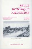 Revue Historique Ardennaise 1994 N° 29
