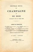 Nouvelle Revue de Champagne et de Brie janvier 1933