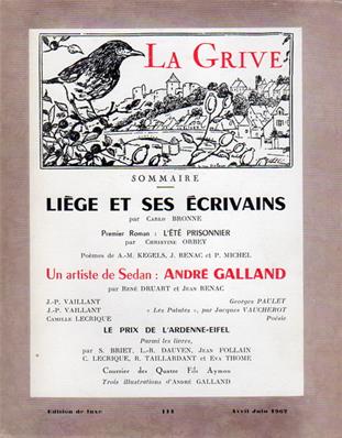 La Grive N° 114, avril 1962