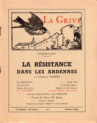 La Grive N° 47, octobre 1945