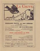 La Grive N 93, janvier 1957