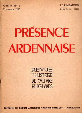 Présence Ardennaise N° 1, hiver 1949.1950