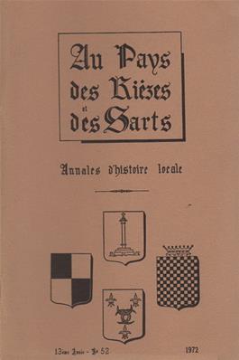 Au Pays des Rièzes et des Sarts 1972 N° 52