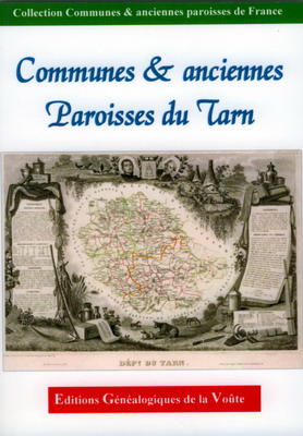 Communes et anciennes paroisses du Tarn