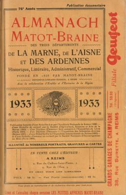 Almanach Matot Braine 1933