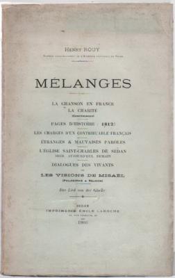 Mélanges, Henry Rouy
