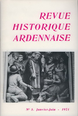 Revue Historique Ardennaise 1971 N° 5