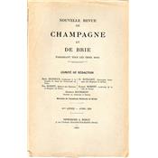 Nouvelle revue de Champagne et de Brie avril 1931