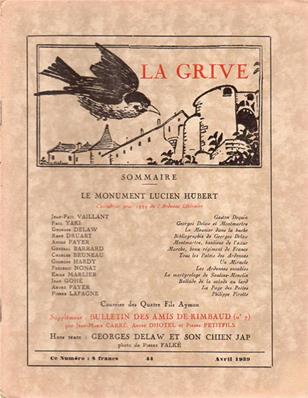 La Grive N° 44, avril 1939 