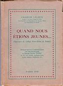 Quand nous étions jeunes ... Charles Leleux