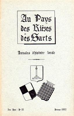 Au Pays des Rièzes et des Sarts 1962 N° 10