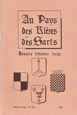 Au Pays des Rièzes et des Sarts 1992 N° 126