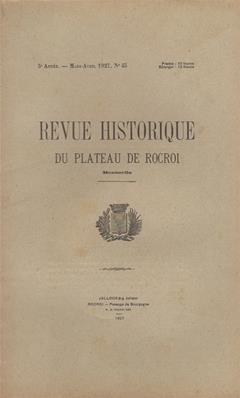 Revue Historique du Plateau de Rocroi N° 45