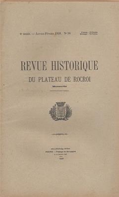 Revue Historique du Plateau de Rocroi N° 50 