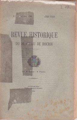 Revue Historique du Plateau de Rocroi N° 7