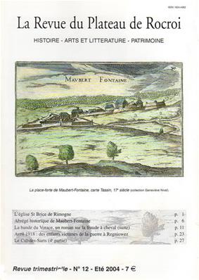 La Revue du Plateau de Rocroi N° 12 été 2004