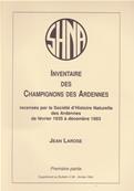 Inventaire des champignons des Ardennes 1 partie