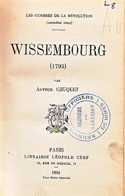 Wissembourg 1793 (Arthur Chuquet)