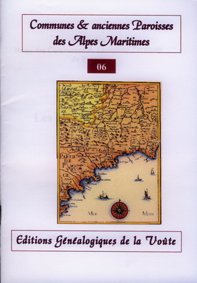 Communes et anciennes paroisses des Alpes Maritimes