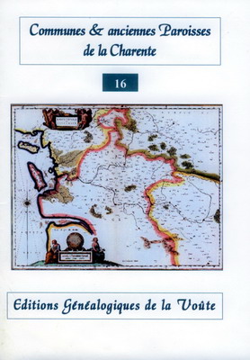 Communes et anciennes paroisses de la Charente