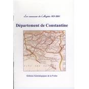 Les communes d'Algérie: département de Constantine