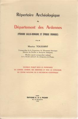 Répertoire archéologique du département des Ardennes ,Maurice Toussaint