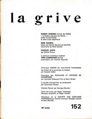 La Grive N° 152