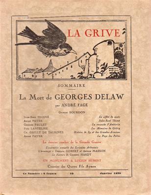 La Grive N° 43, janvier 1939