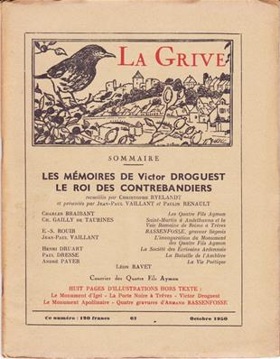 La Grive N° 67, octobre 1950