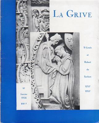 La Grive N° 97, janvier 1958