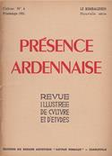 Présence Ardennaise N° 6, printemps 1951