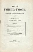 Revue d'Ardenne et d'Argonne 1904 N° 8 / 9