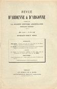 Revue d'Ardenne et d'Argonne 1905 N° 9 / 10