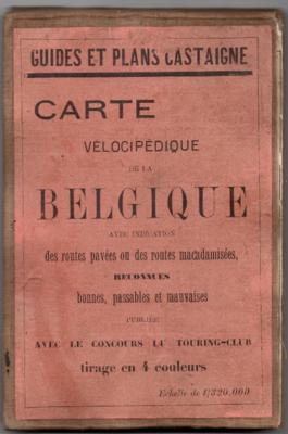 Carte Velocipédique de la Belgique 1896