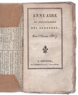 Annuaire du département des Ardennes pour l'année 1827