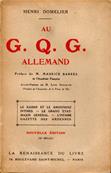 Au G.Q.G. allemand, Henri Domelier