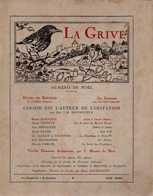 La Grive N° 6 Noël 1929