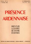 Présence Ardennaise N° 16 octobre 1953