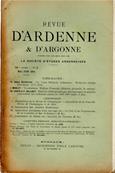 Revue d'Ardenne et d'Argonne 1914 N° 4