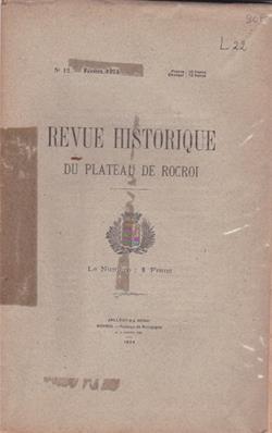 Revue Historique du Plateau de Rocroi N° 12