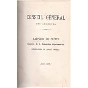 Délibérations du Conseil Général des Ardennes 1878