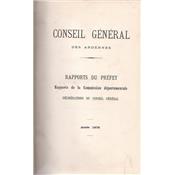 Dlibrations du Conseil Gnral des Ardennes 1878