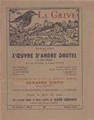 La Grive N 92, octobre 1956