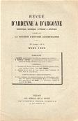Revue d'Ardenne et d'Argonne 1900 N° 5